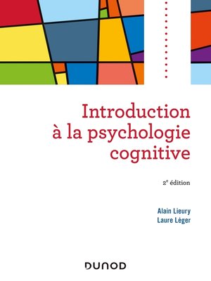 cover image of Introduction à la psychologie cognitive